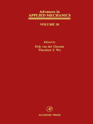 cover image of Advances in Applied Mechanics